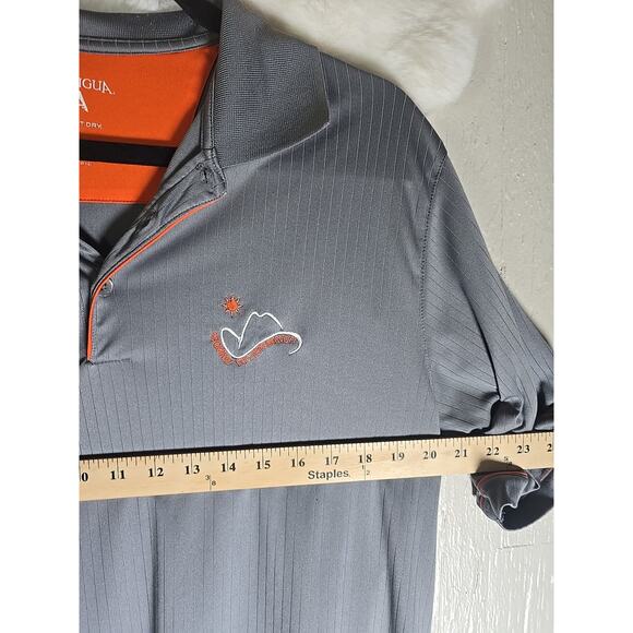 Antigua Golf Polo Shirt Mens Large Crooked River Ranch Performance Lightweight - Picture 5 of 7